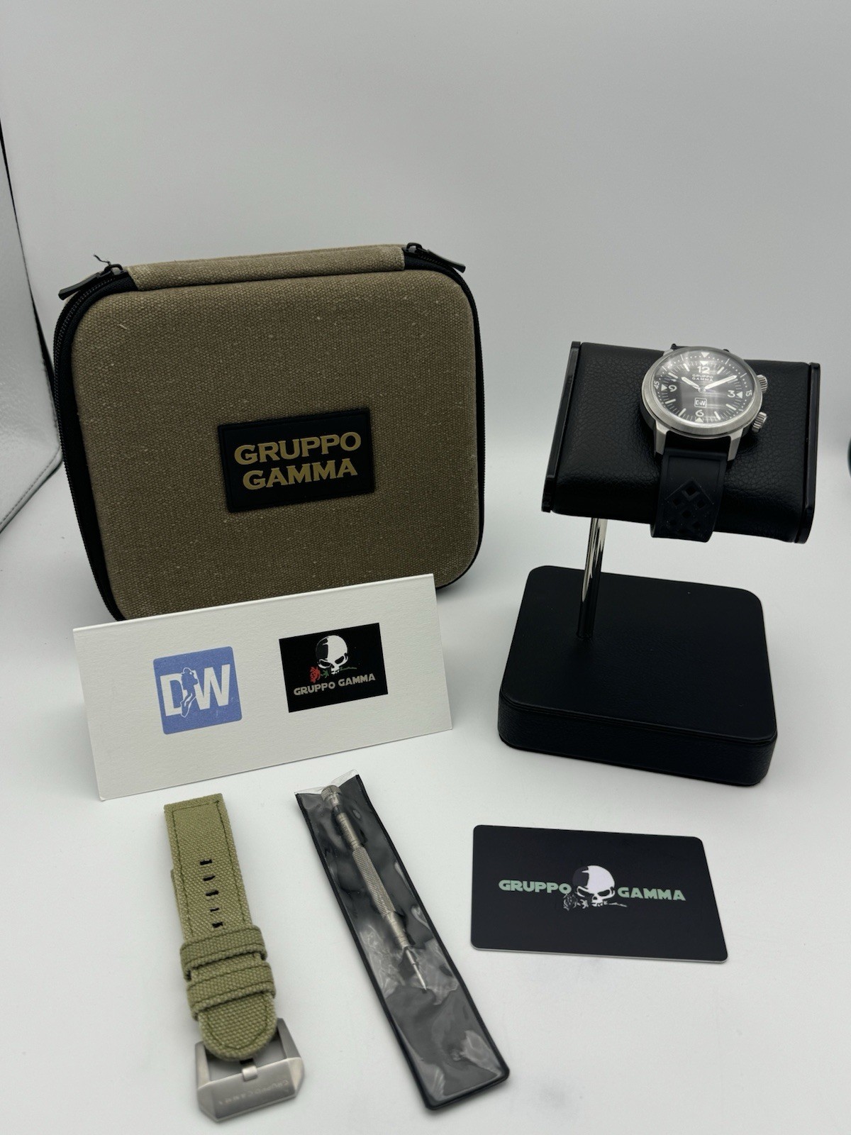 GRUPPO GAMMA CHRONONAUT LIMITED EDITION DW 2017 DIVERS WATCHES GROUP 42MM SWISS!