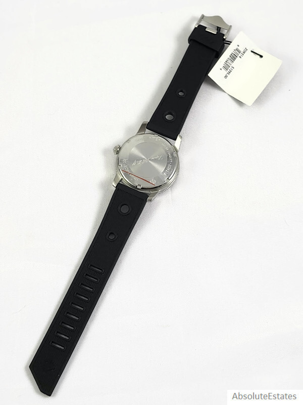 NEW Zodiac Super Sea Wolf Skin Diver Black Silver Automatic Watch ZO9214 NWT Box
