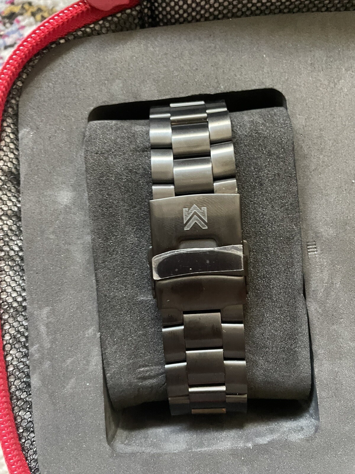 RGMT 48mm Trans-Continental Automatic Date Black Stainless Steel Watch- Diving
