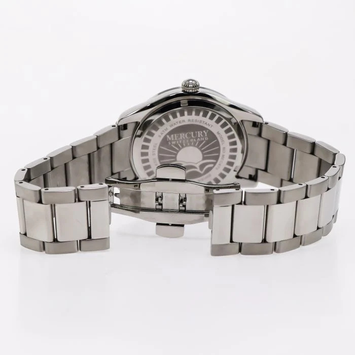 MERCURY – Swiss Made Watch – MEC470-SS-1 Quartz 43 mm MEC470 50m (5 ATM, 169