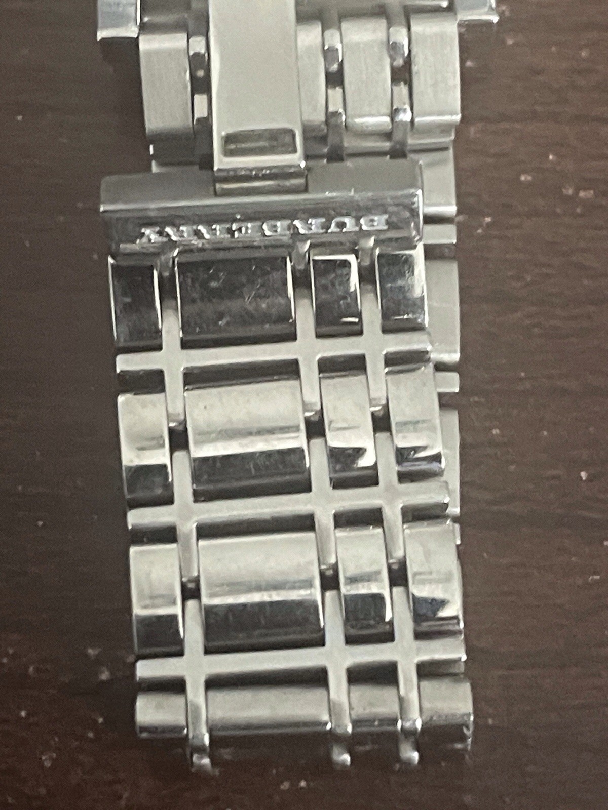 Burberry Unisex Quartz Date Black Dial 38mm Silver SS Bracelet 50m Watch