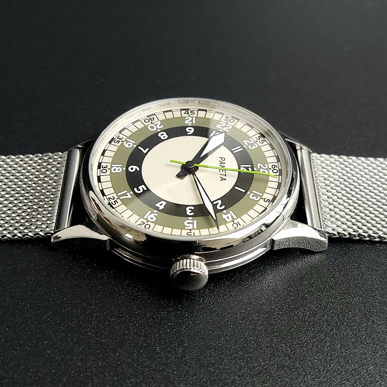 Vintage Raketa Mechanical Men’s Wristwatch USSR Soviet Raketa Watch Serviced