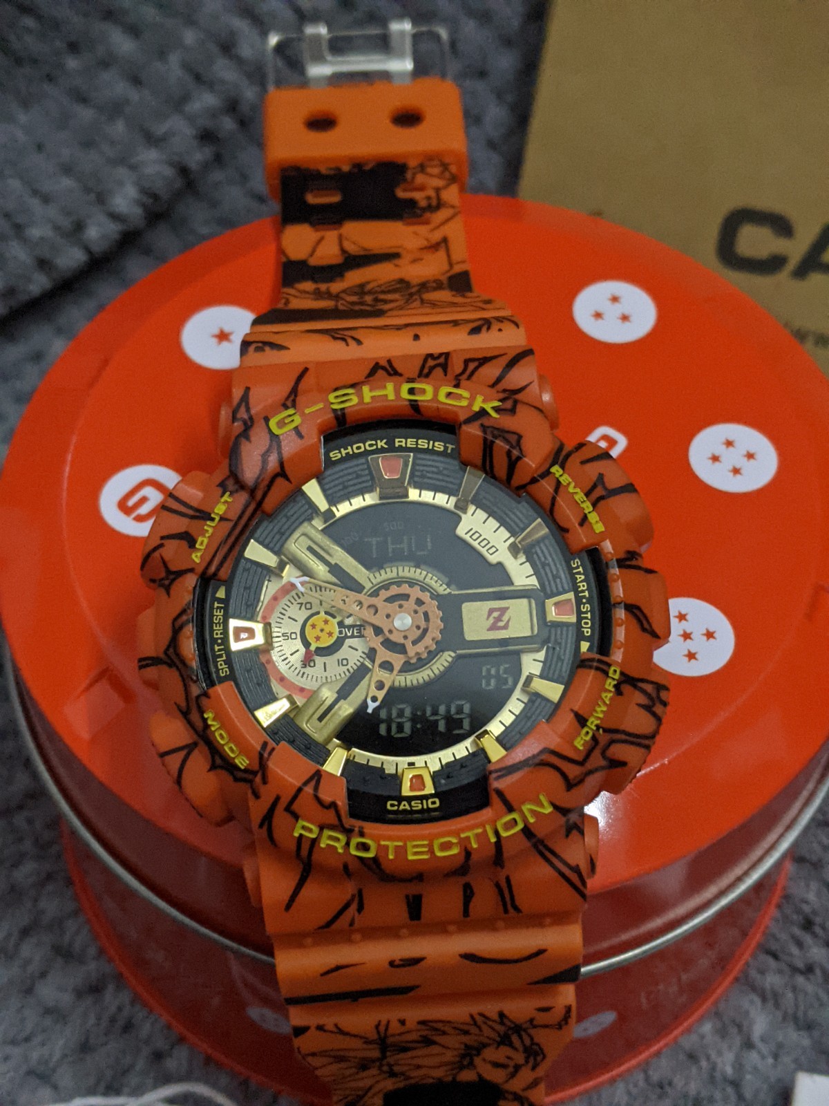 Casio G-Shock x Dragon Ball Z GA-110JDB-1A4 Son Goku Limited Edition Brand New