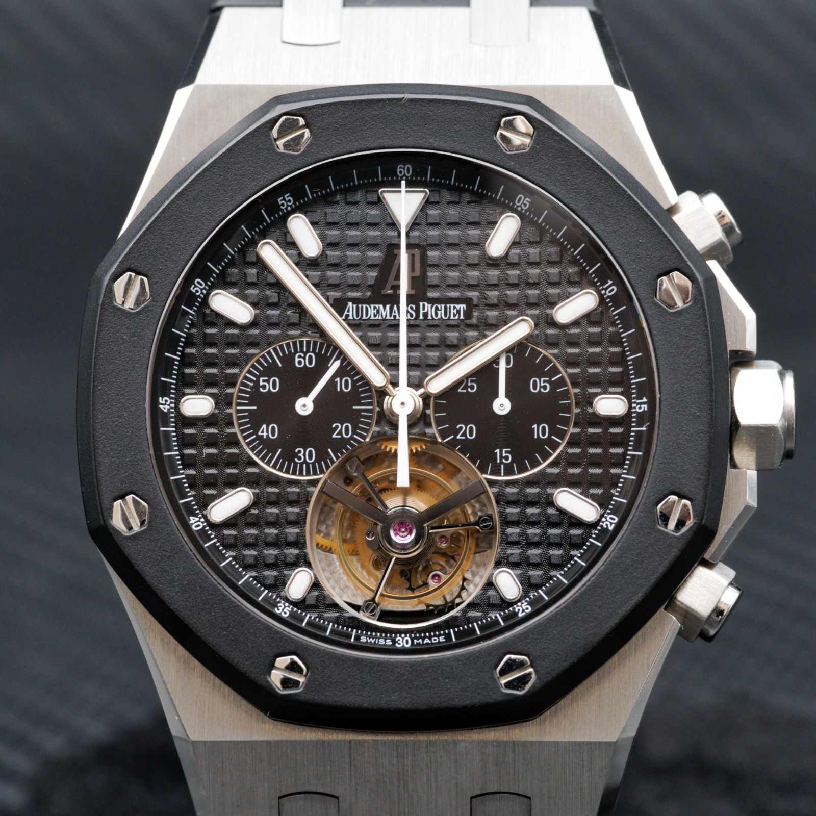 Audemars Piguet Royal Oak Tourbillon Chronograph 26377SK.OO.D002CA.01 – FULL SET