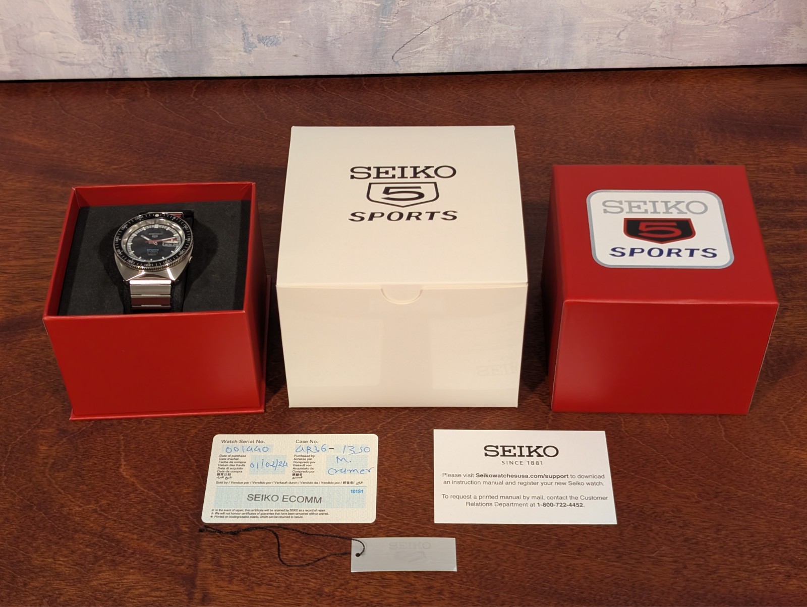 Seiko 5 Sports 55th Anniversary Limited Edition Watch – SRPK17