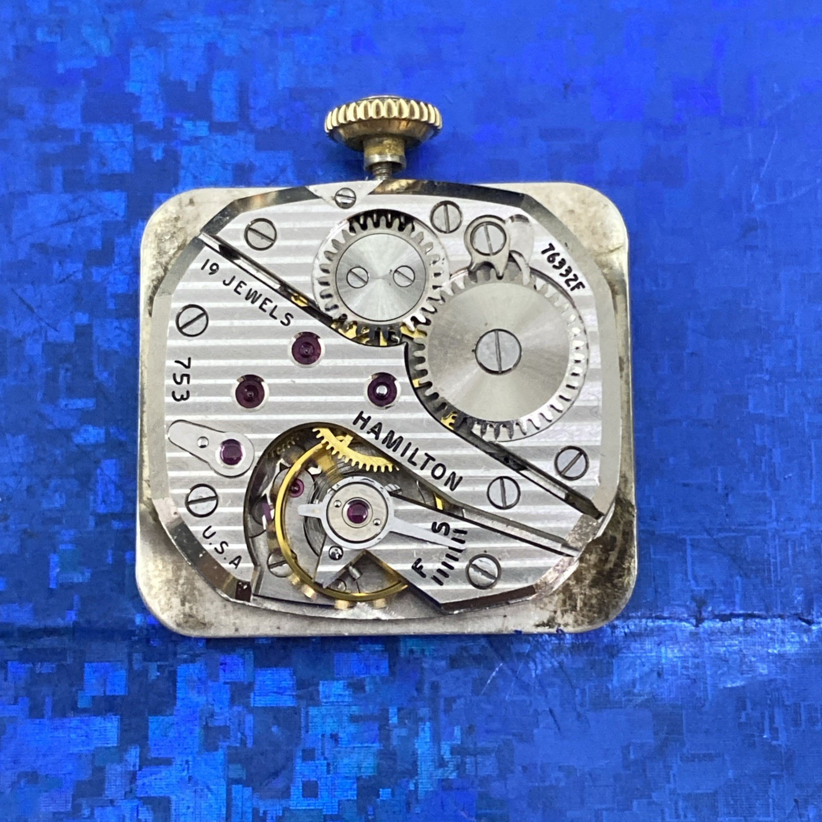 Vintage 1953 Man’s HAMILTON CARL Stunning Silver Dial Serviced & 1 Year WARRANTY