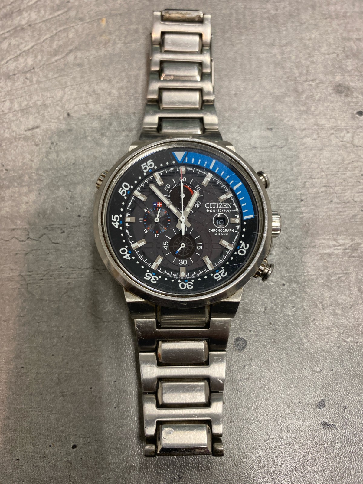 Citizen Eco-Drive Endeavor Chronograph Stainless Steel Men’s Wristwatch