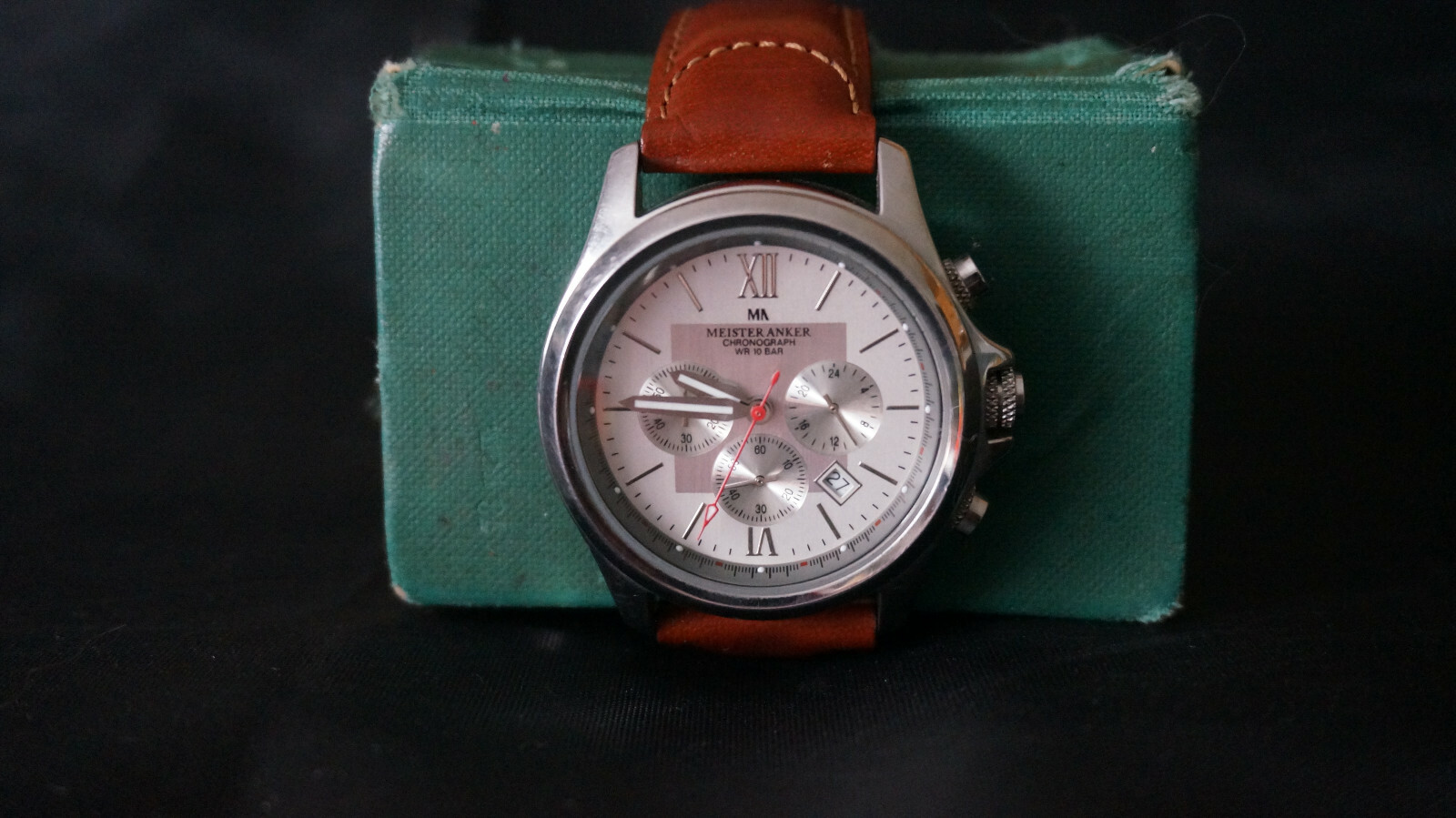 Meister Anker wrist watch MA Chronograph  WR10Bar 727.340 2/244