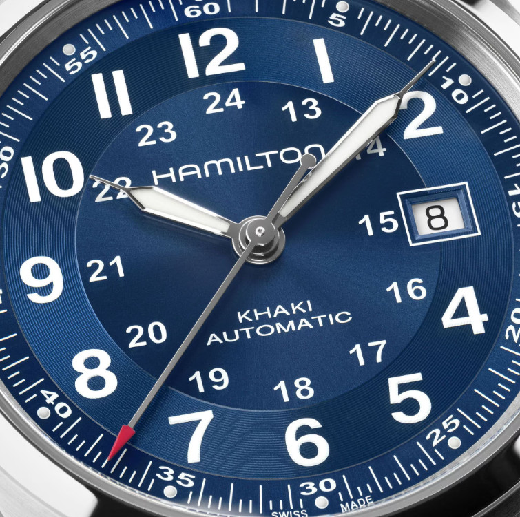 Hamilton Khaki Field Automatic Blue Dial 38mm Men’s Watch H70455540