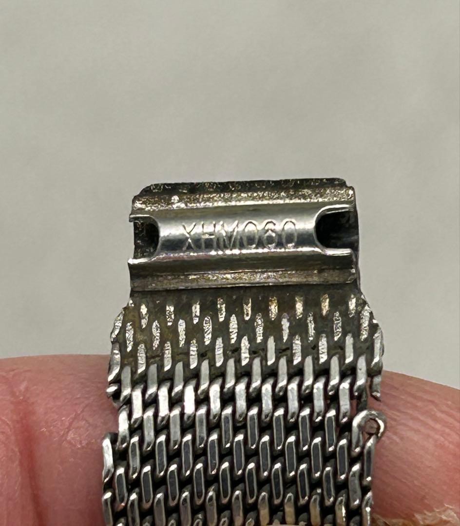 SEIKO watch strap, 10mm lug width, metal mesh strap, XHM060