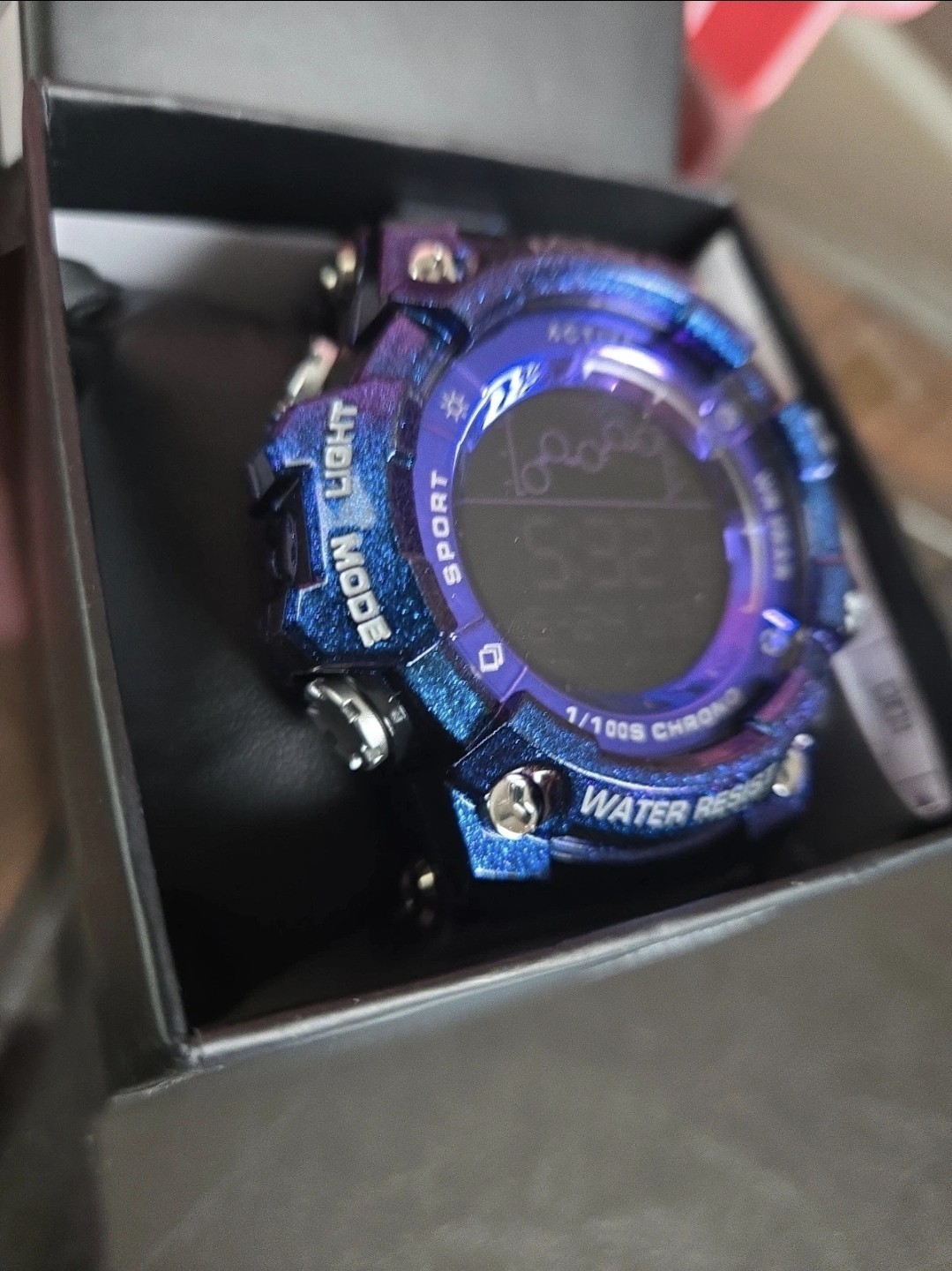 ACW8082-020 Activa X By Invicta Digital Unisex Purple Iridescent Watch 50mm