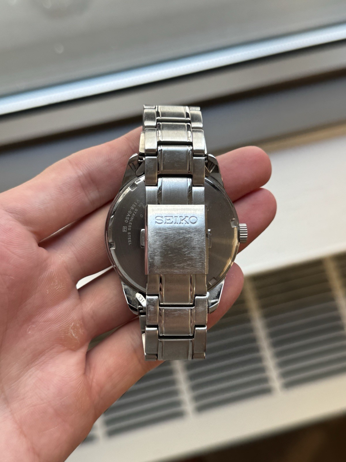 Seiko Solar Blue Men’s Watch SNE361 Solar Powered
