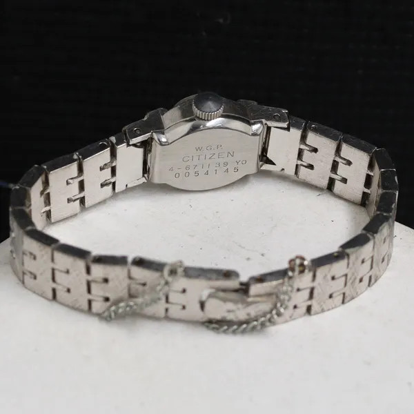 Working Citizen 4-671139 Manual Winding Silver Dial 21 Jewels Ladies Watch KRH 2