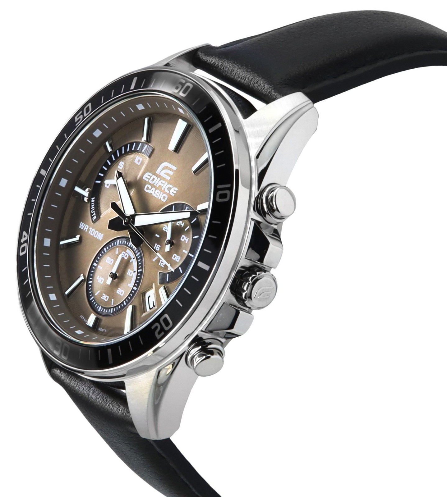 Casio Edifice Standard Chronograph Light Brown Dial EFR-552L-5A Men’s Watch