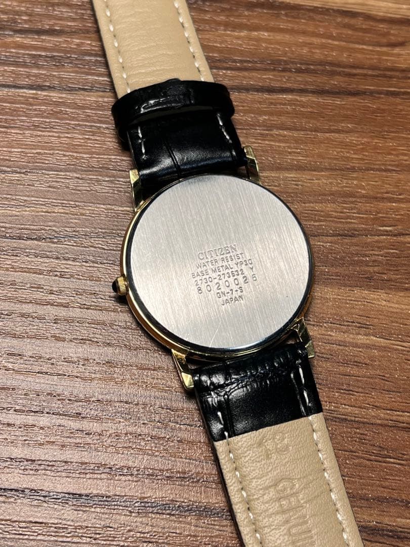 [Excellent Condition/80s/Working] Citizen Exceed Quartz 30 Micron Gold Pla【USED】