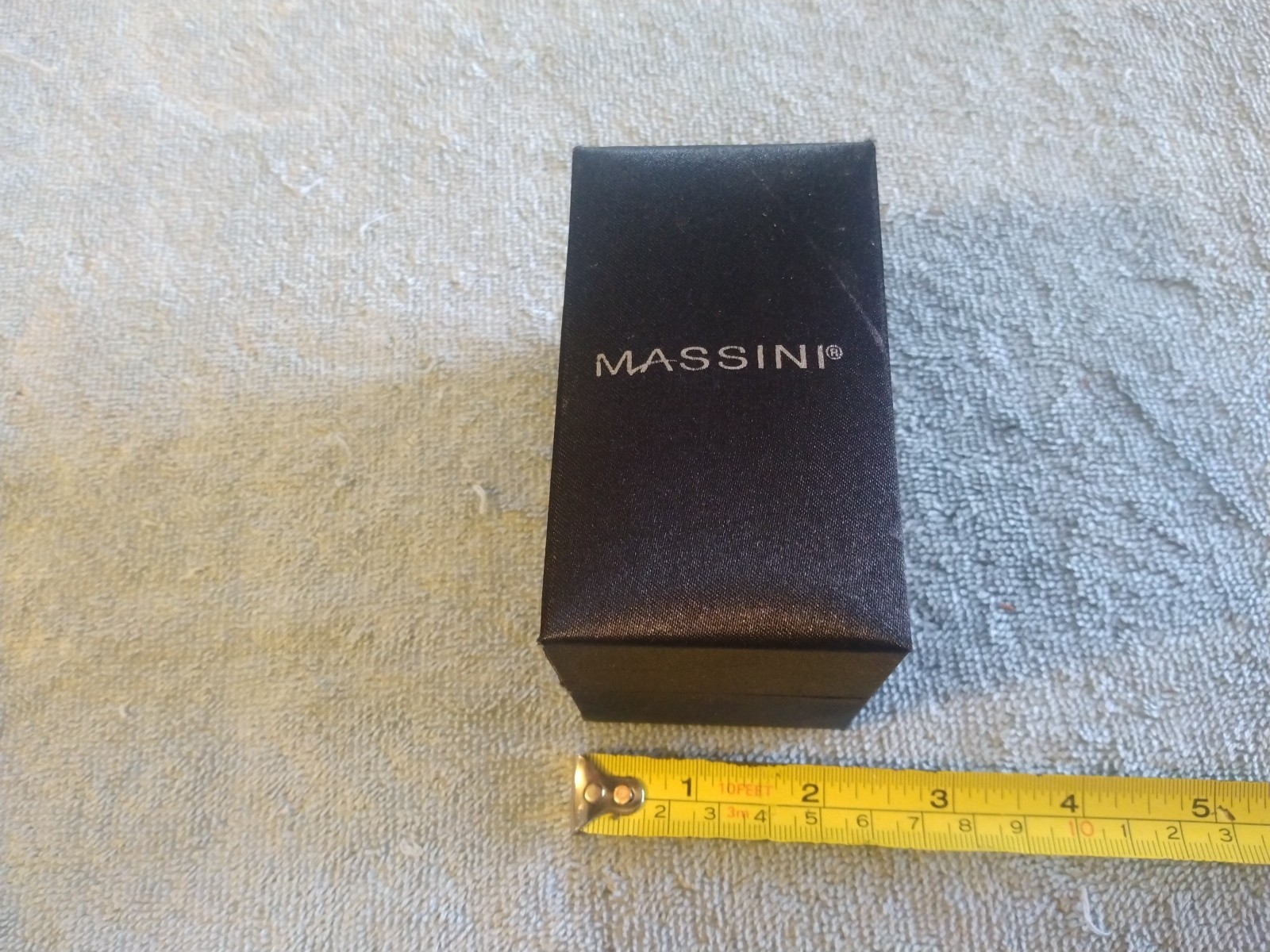 Vtg Massini Wristwatch Quartz Leather Band NIP