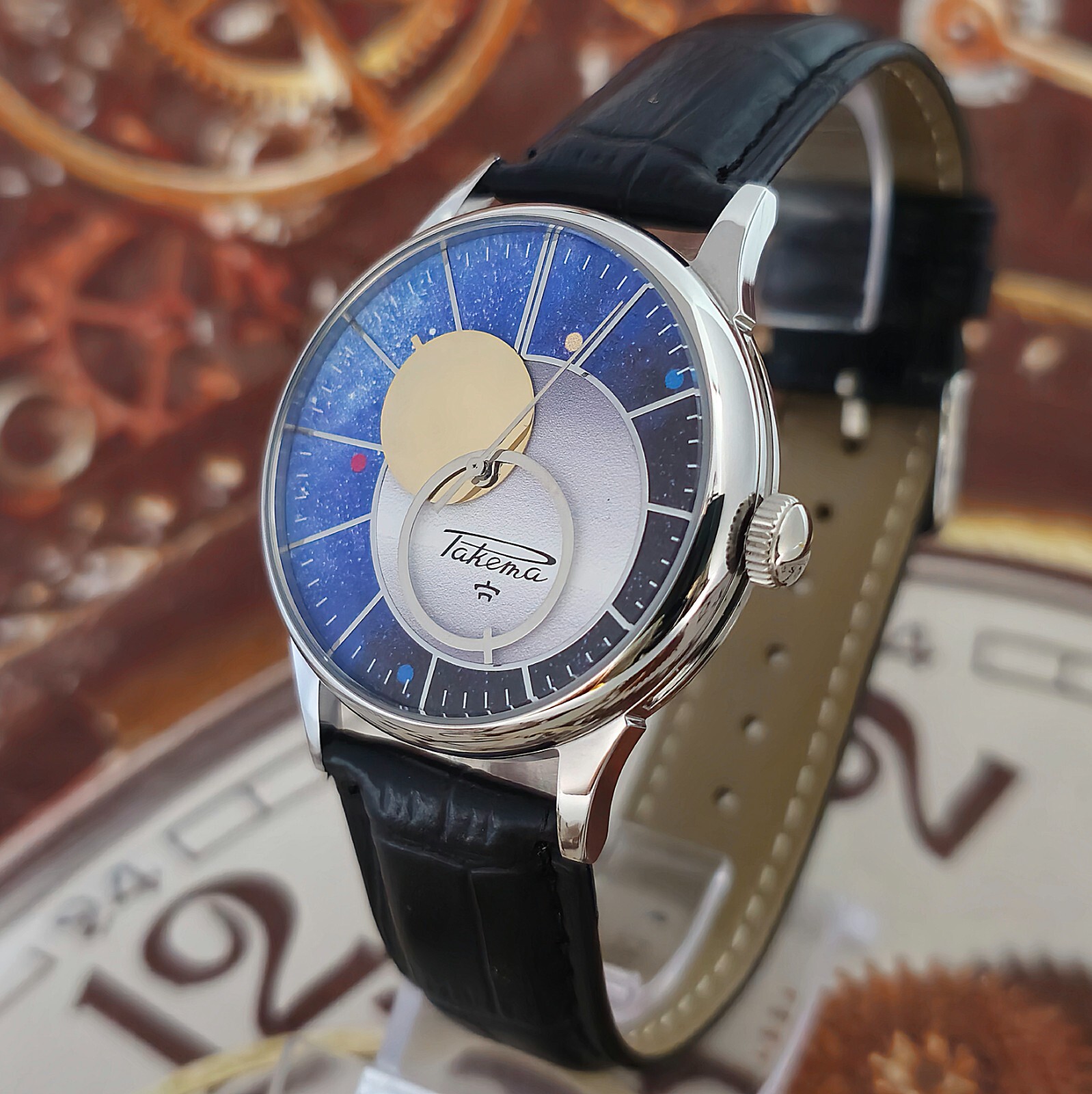 Vintage Watch USSR RAKETA Copernik 2609.HA Planets Wristwatch Copernic Space