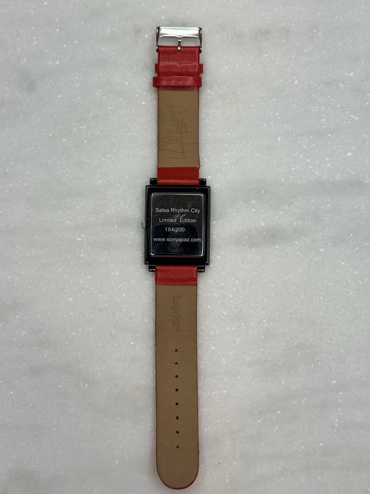 Sonya Paz Limited Edition Numbered “Salsa Rhythm City” Guitar Pop Art Watch