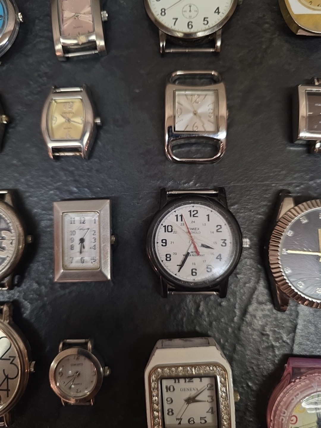 Lot Of 27 Wristwatches No Bands Untested See Pics Anne Klein Timex Seiko