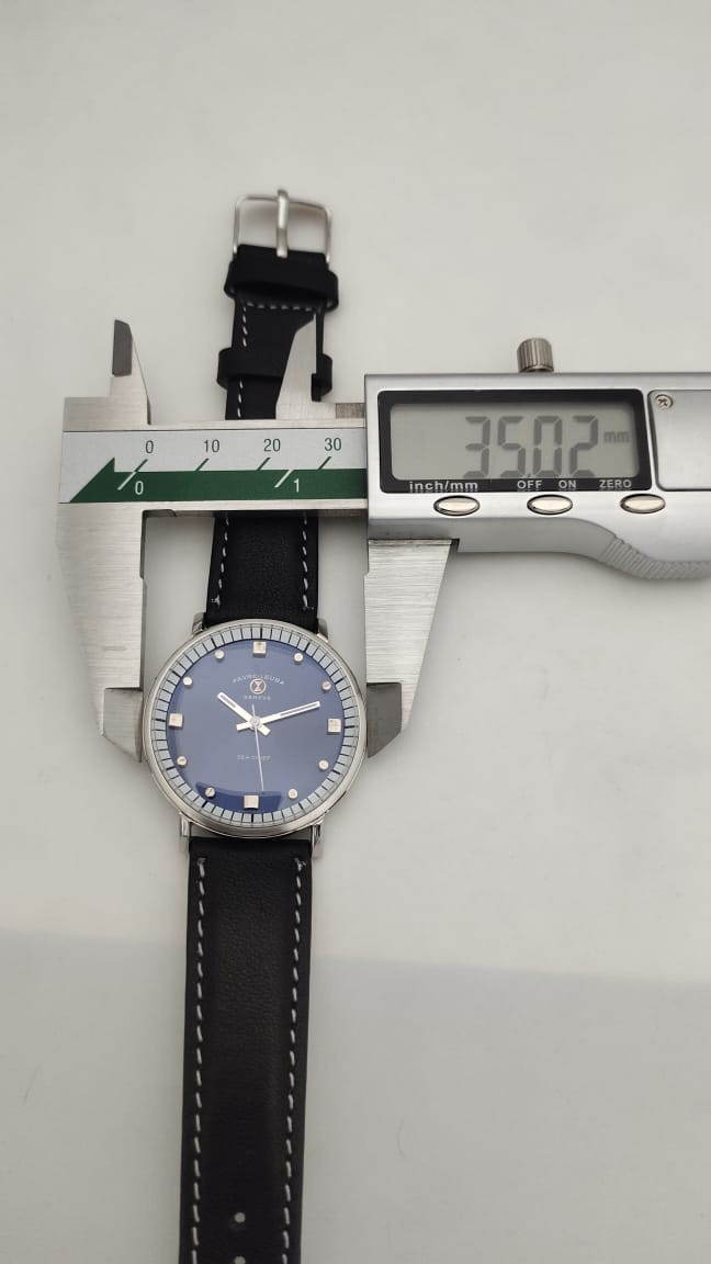 Favre Leuba Geneva Sea-chief Date-winding Men’ Watch Swiss Made Blue Dial 92001
