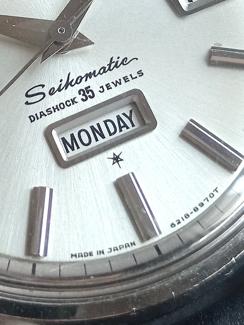 Seiko Weekdater Seikomatic 6218-8970 35 Jewels Vintage