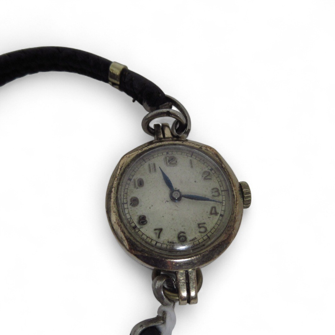 Antique Grosvenor Swiss Made Trench Ladies Manual Watch Untested Preloved