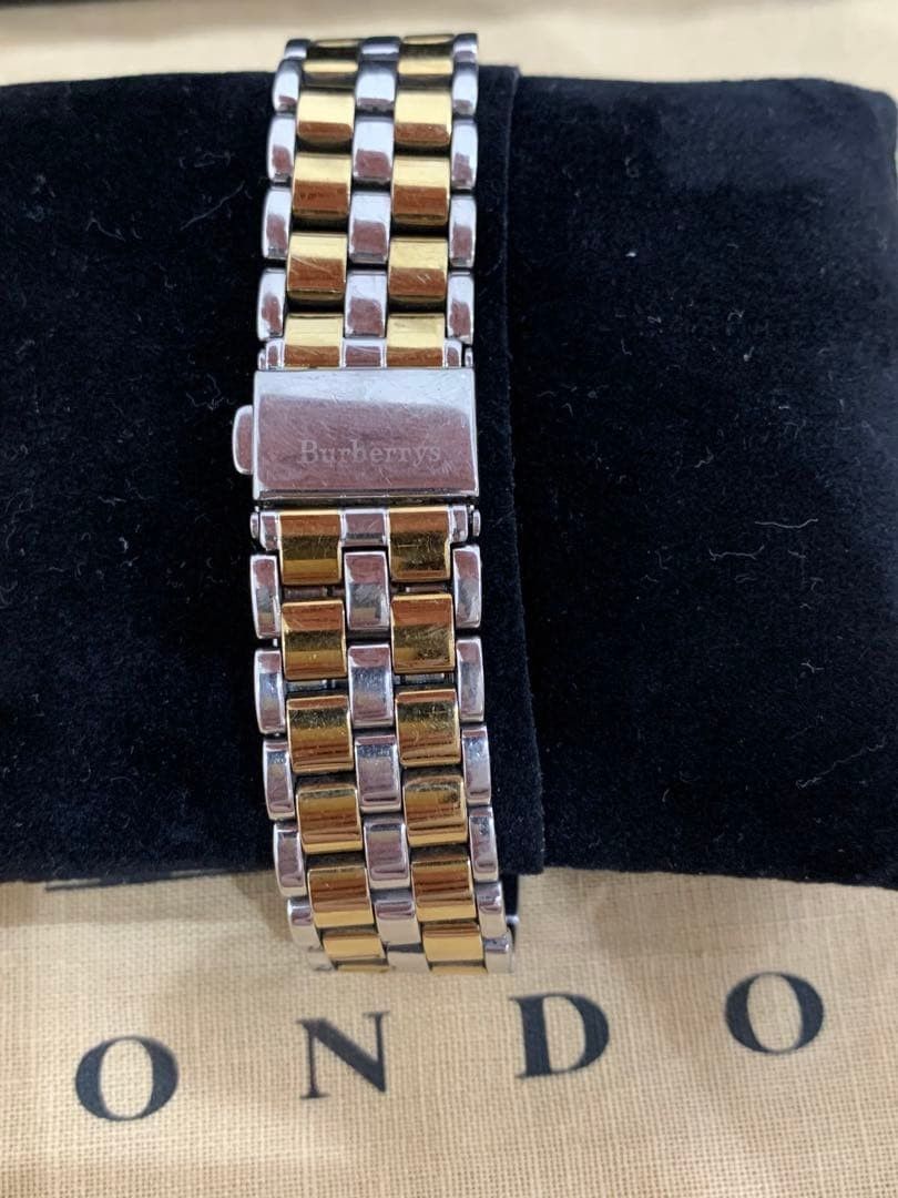 BURBERRY antique watch gold silver