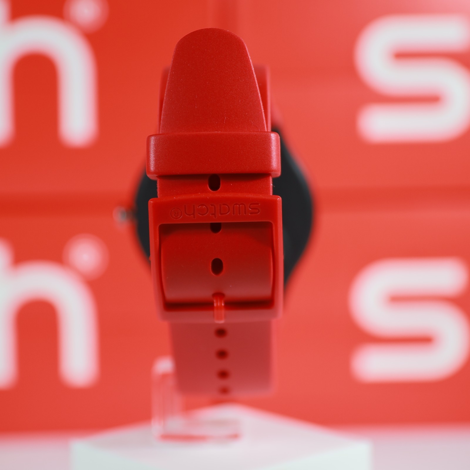 NEw LImited Swiss MAde SWATCH SO32B401 ROUGE & NOIR Black Red 41MM Multicolor ha
