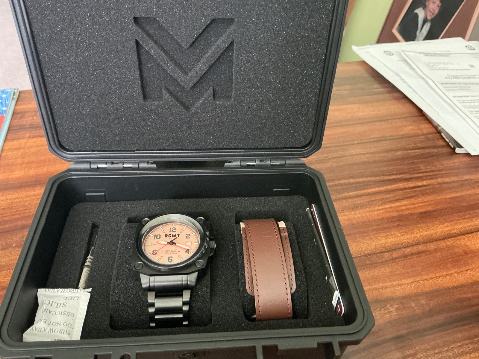 RGMT RG-8062-44 Tritium Automatic 46MM Watch – NIB