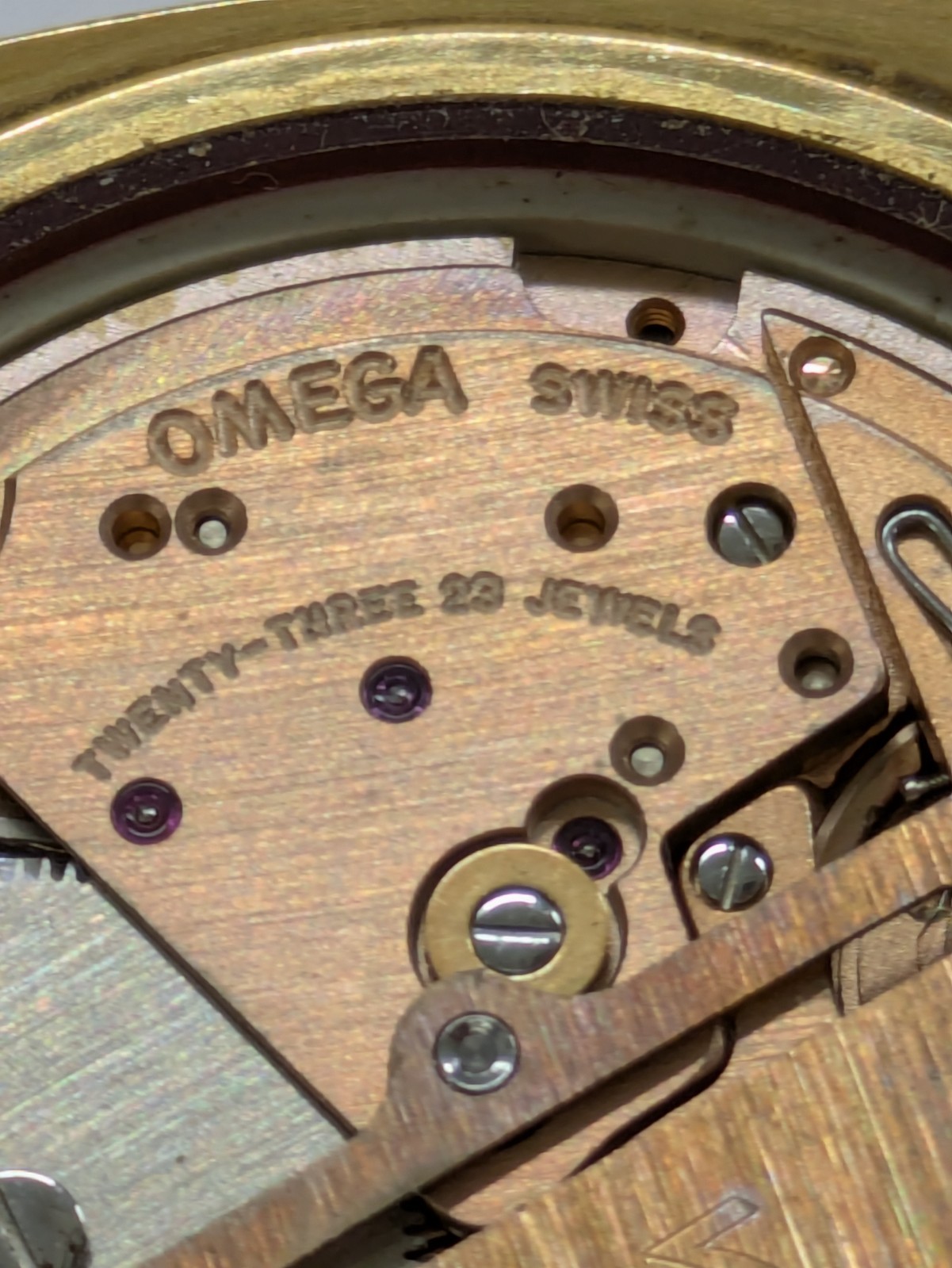 READ *Vintage 1978* OMEGA Seamaster Cal.1022 Automatic Gold Day/Date 35mm Men TV
