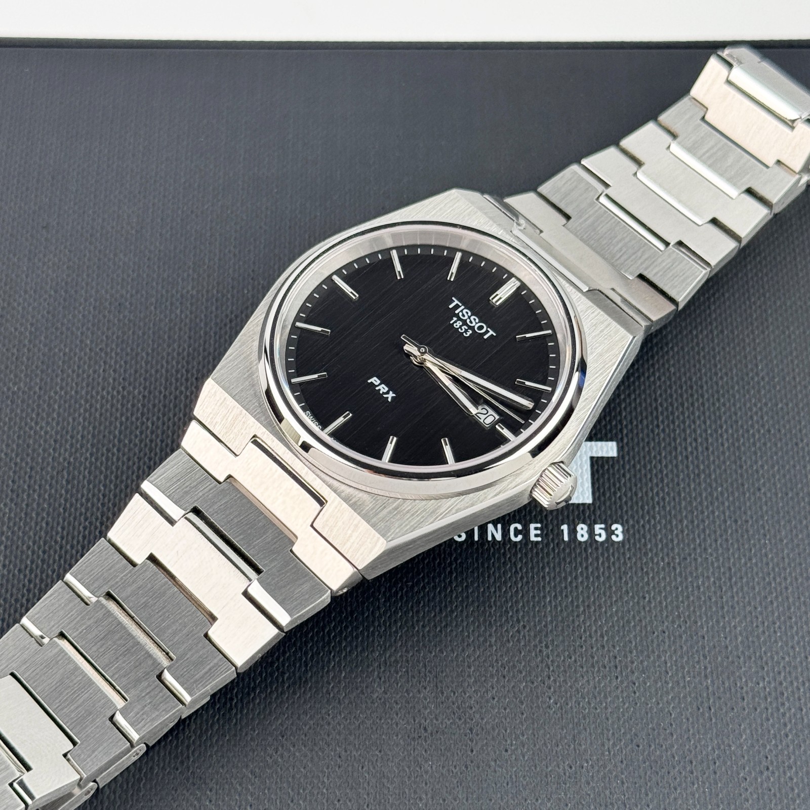 Tissot PRX 40mm Black Dial Quartz Stainless Steel Men’s Watch T137.410.11.051.00