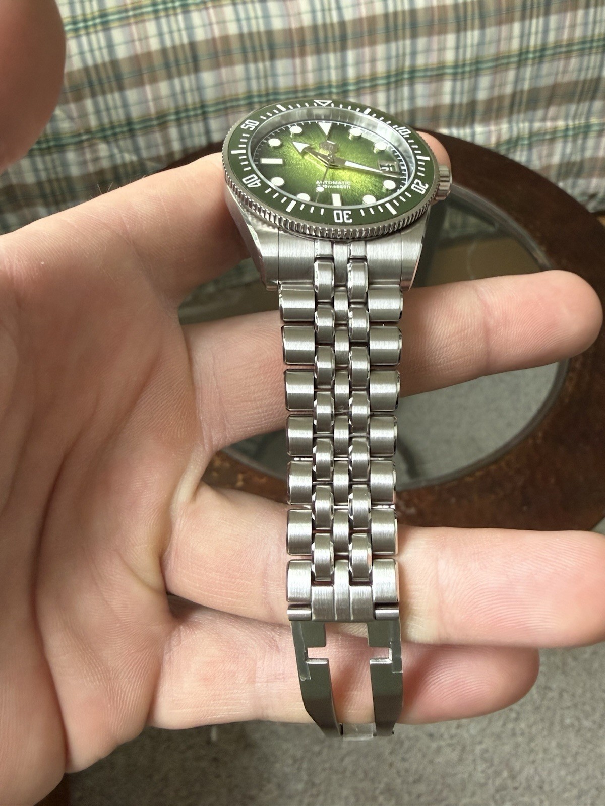 SAN MARTIN SN0148-GX Miyota 9015 Automatic Gradient Dial 37.5mm 200M Diver Watch
