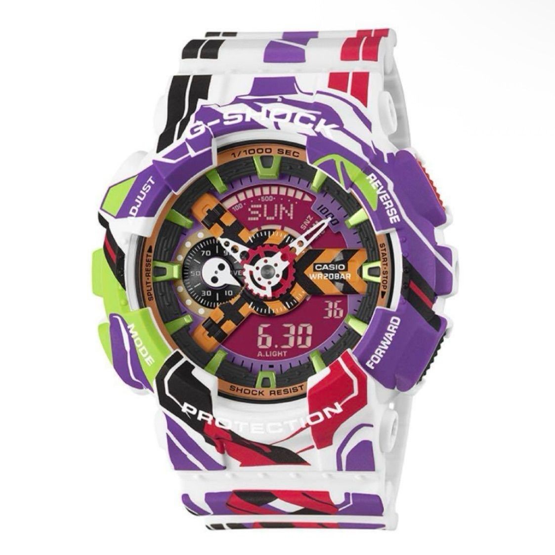 G SHOCK Evangelion Collaboration Model GA 110EVA30 7AJR