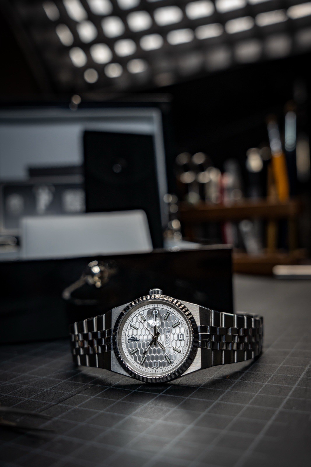 Time Panda 41mm Automatic Watch – Honeycomb Dial – – Limited #09 of 10