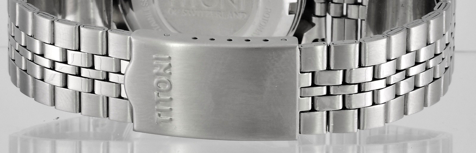 Vintage TITONI Airmaster 25 Jewels Rotomatic S/Steel Mens Wrist Watch 307 – 345