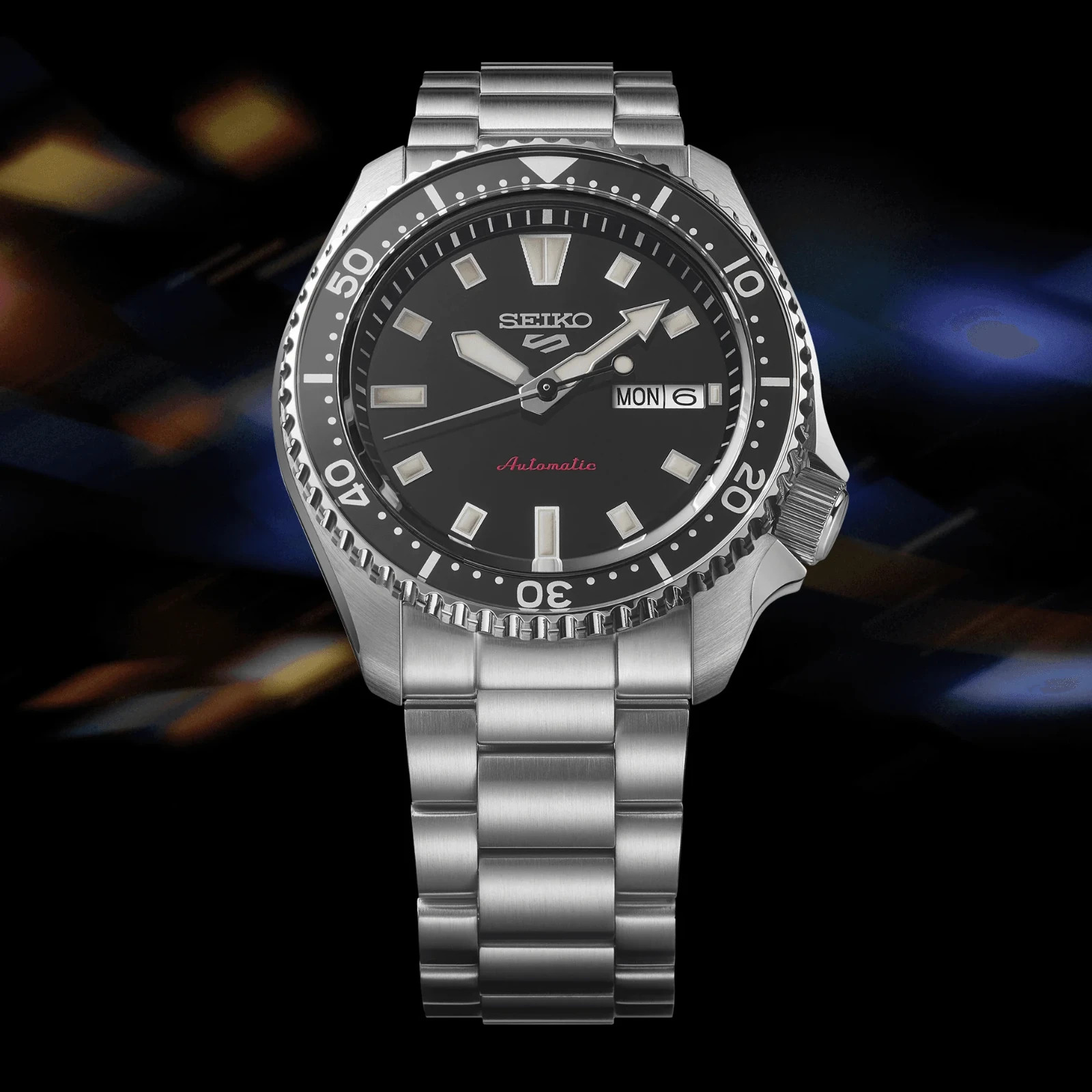 Seiko 5 Sports SKX Automatic 42.5mm Black Dial SRPL85J1 (FEDEX 2 DAY)