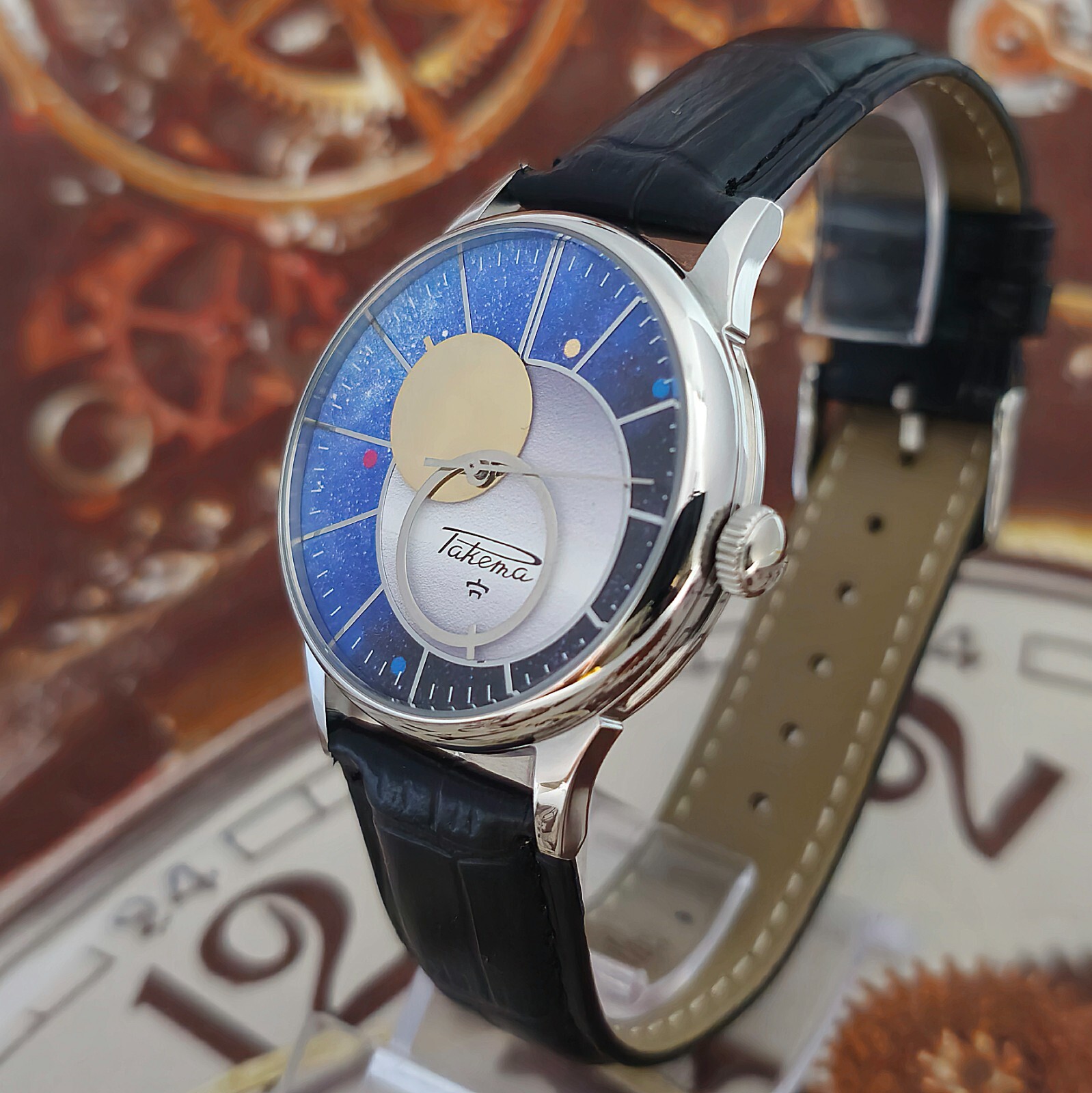 Vintage Watch USSR RAKETA Copernik 2609.HA Planets Wristwatch Copernic Space