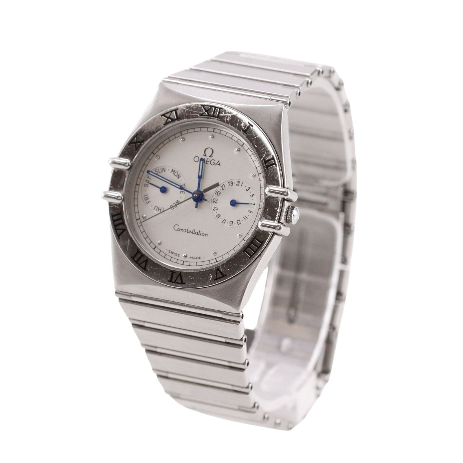 OMEGA Constellation Watches 1502.30 Day date SilverDial Stainless Steel Qu…