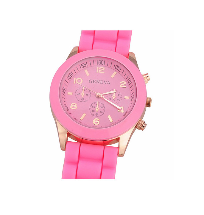 Geneva Unisex Quartz Watch Boys Girls Kids Adults Gel Sports Choice of 7 Colours