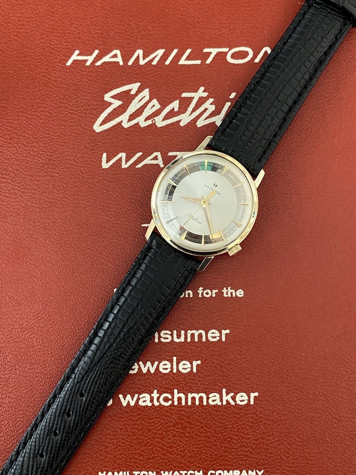 Hamilton Electric Watch NAUTILUS 601-Refurbished 505 NEW CONTACT-1 YEAR WARRANTY