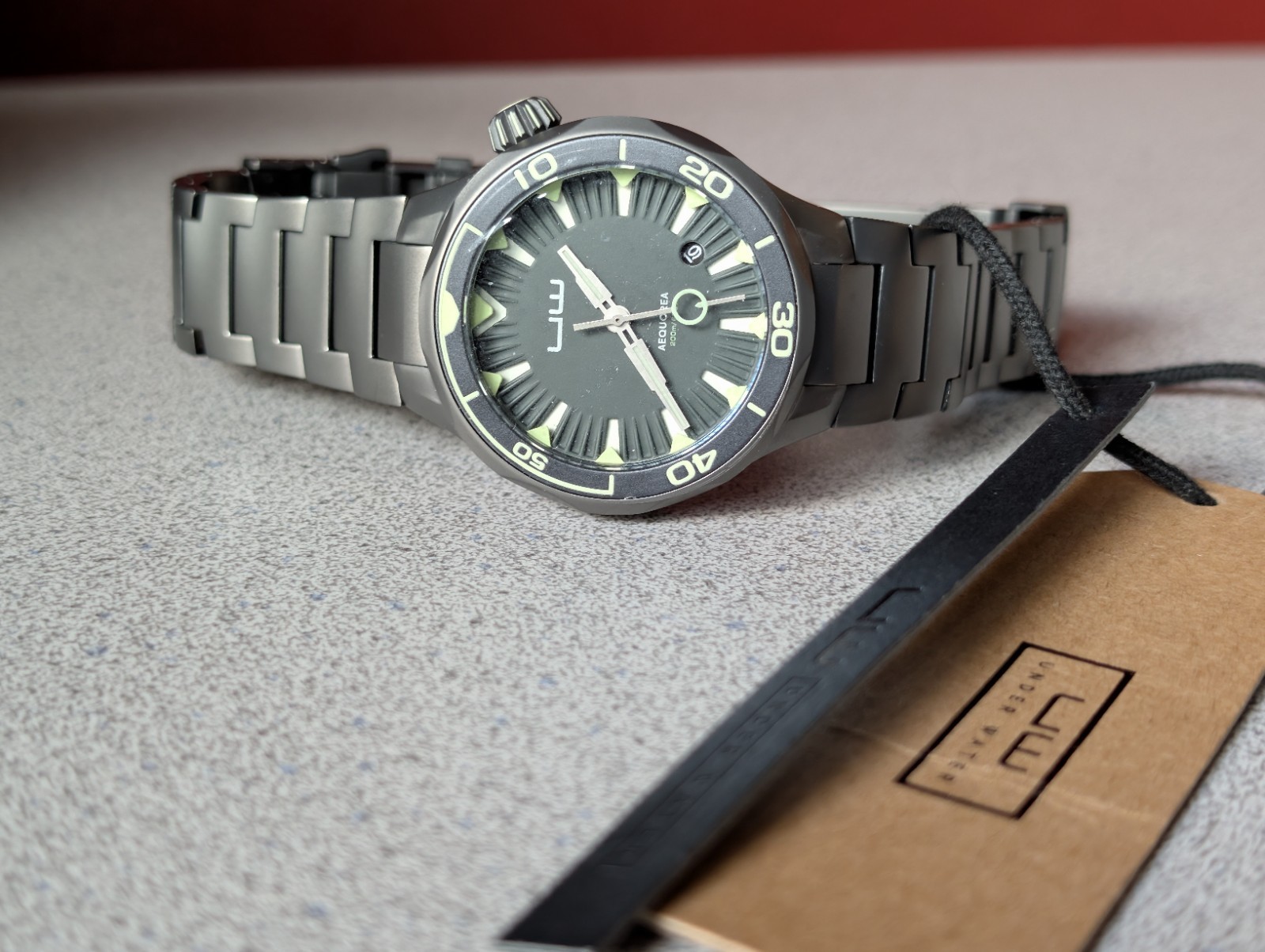 OVD~UNDER WATER AEQUOREA JELLYFISH 24J AUTOMATIC DIVE WATCH~FULL SET~KEEPS TIME