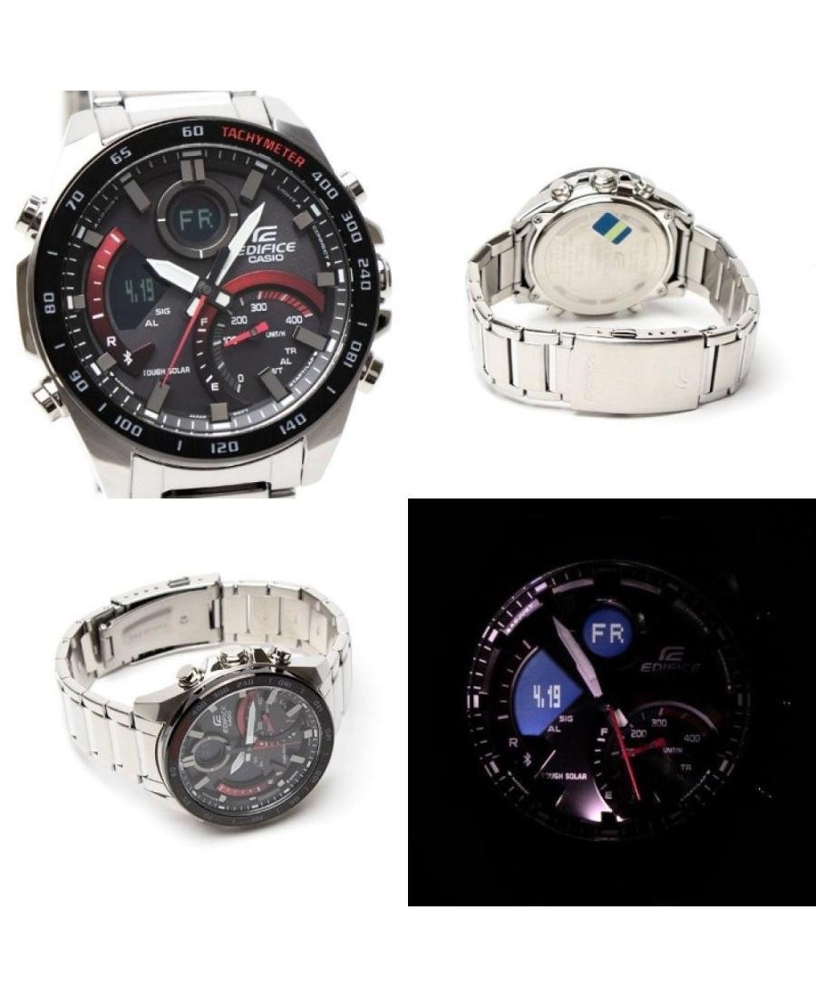 CASIO Men Digital Eco-Drive Casual Watch Classic Dress Black Dial Waterproof Rou