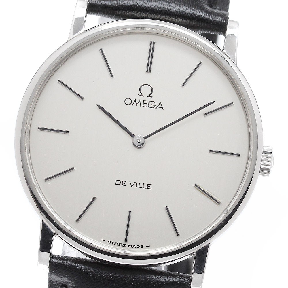 OMEGA De Ville 111.0140 Vintage Cal.625 Silver Dial Hand Winding Men’s_956578