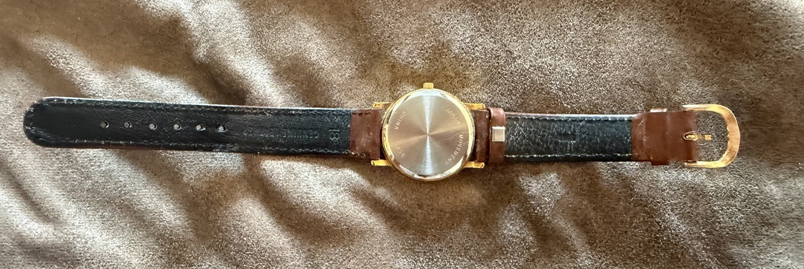 Corny 1996 Kellog Unisex Adult Brown Buckle Band Analog Watch Tested And Works