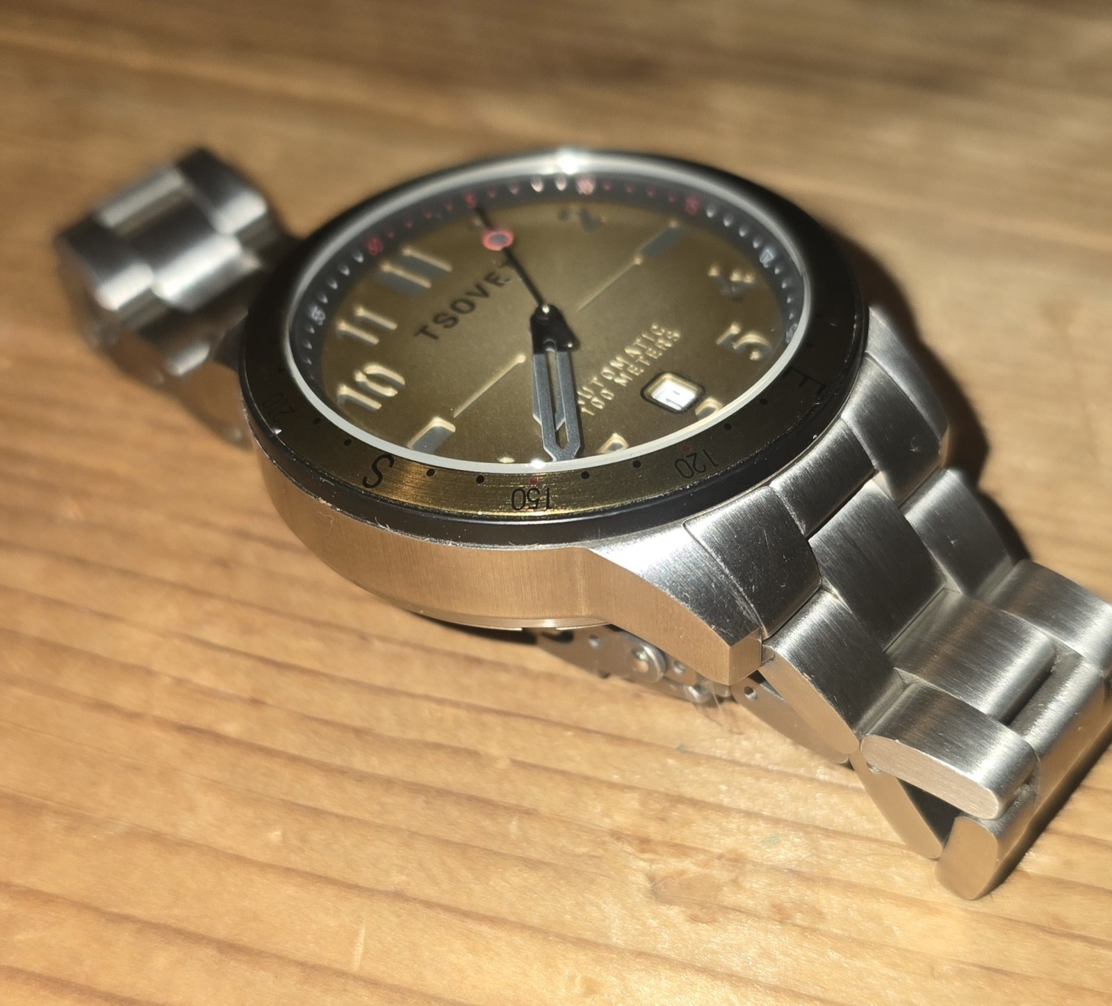 TSOVET FORESTER TS-4002 AUTOMATIC MOVEMENT WATER RESISTANT 100M MEN’S WATCH