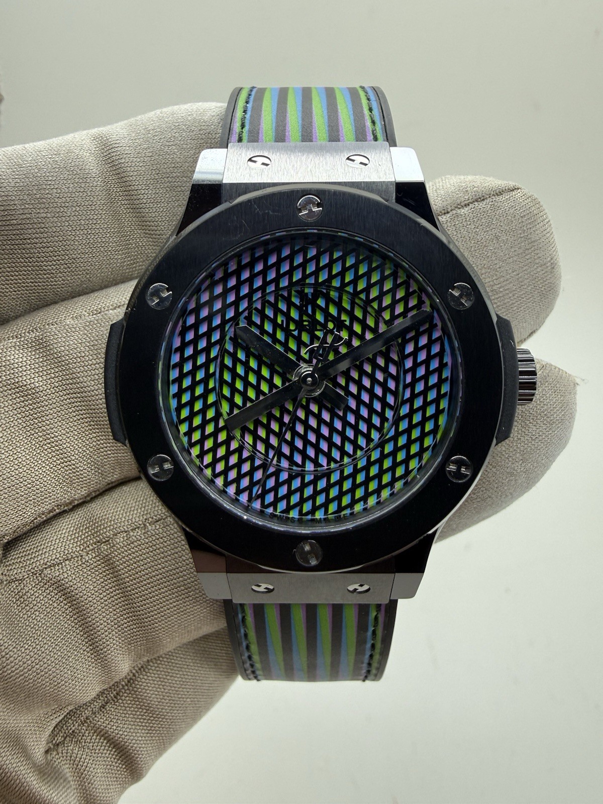 2020 Hublot Classic Fusion Ceramic Titanium 38mm Watch 565.CX.8900.VR.CZD19 B+P