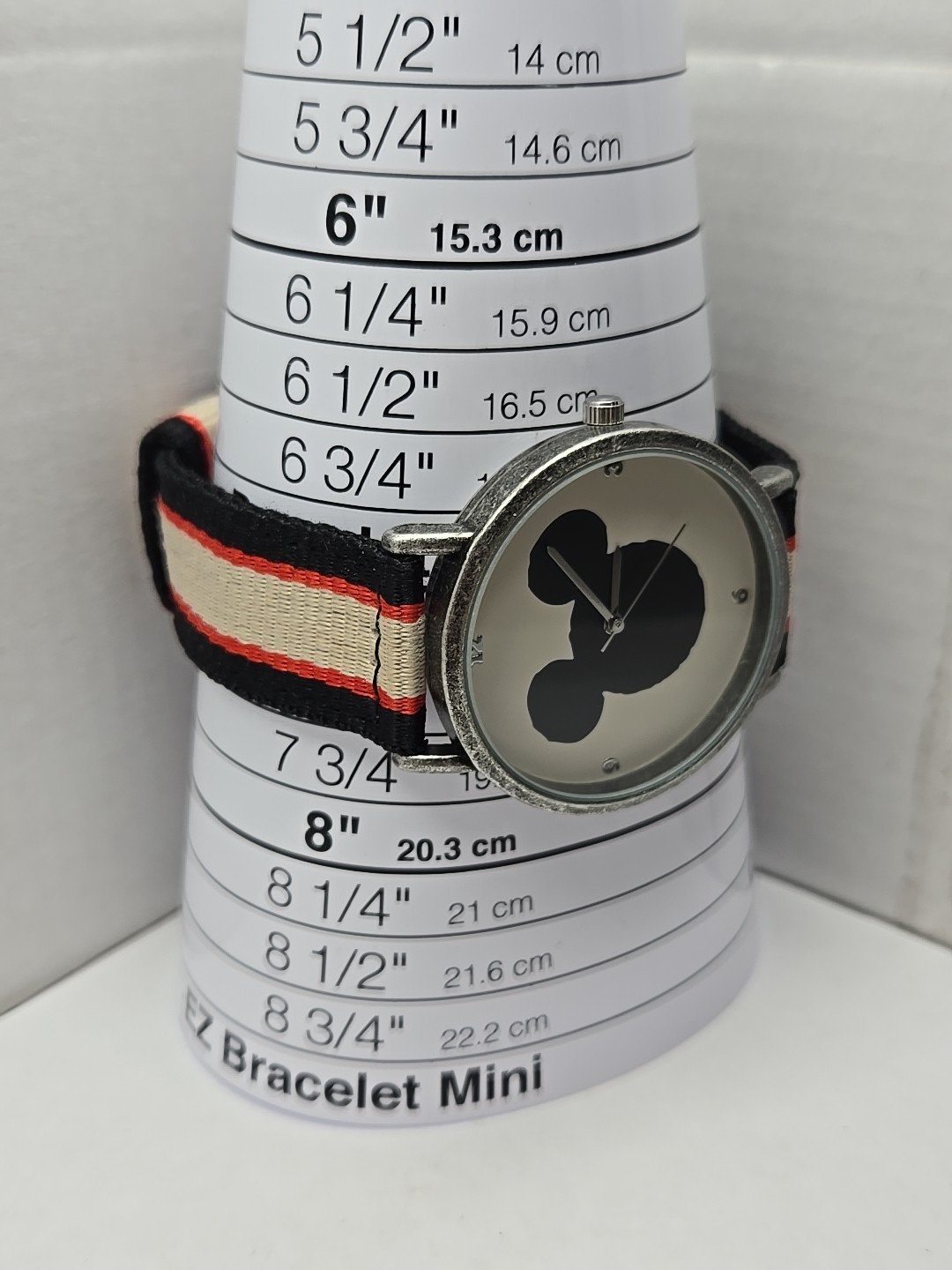 Rare Disney Mickey Mouse Ears Wrist Watch By Junk Food 0318 New Battery