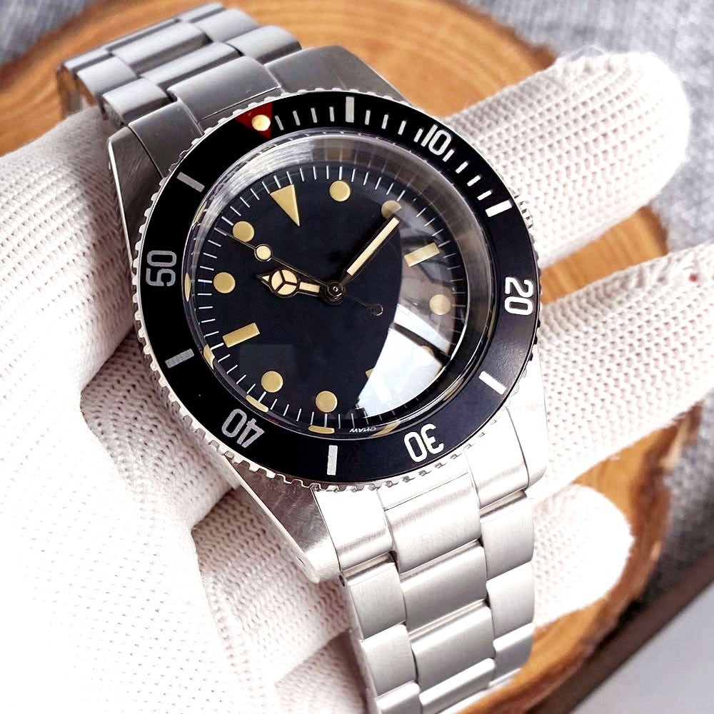 Tandorio New 38mm Sapphire 20ATM Stainless Steel NH35/PT5000 Automatic Men Watch