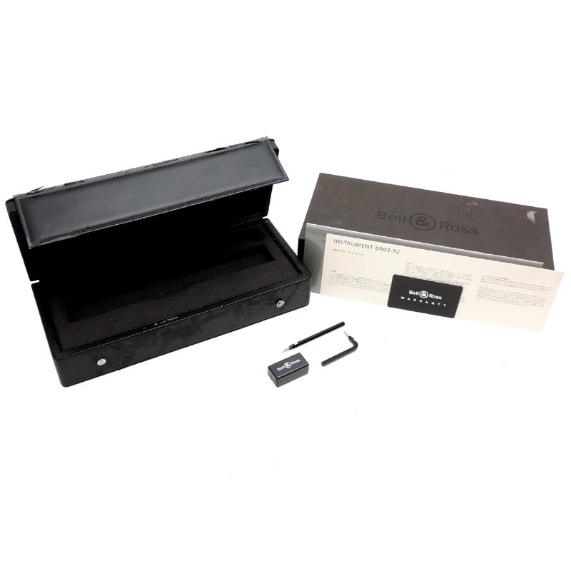 Bell & Ross BR03-92 Phantom Automatic Black Steel Men’s Watch 42mm – Box & Paper