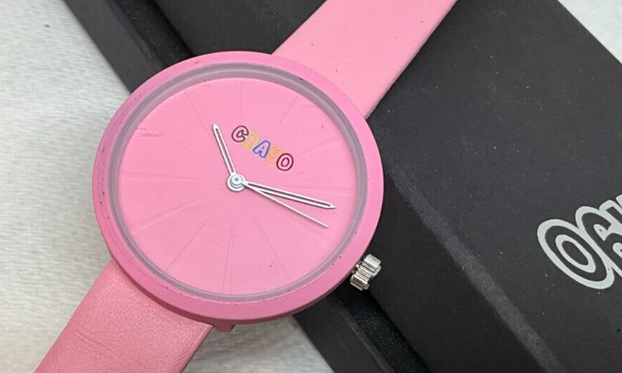 New Old Stock Crayo womens watch, pink color, new in original box, great find